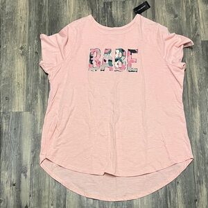 Torrid BABE Short Sleeve Pink TShirt size 2X (18-20)